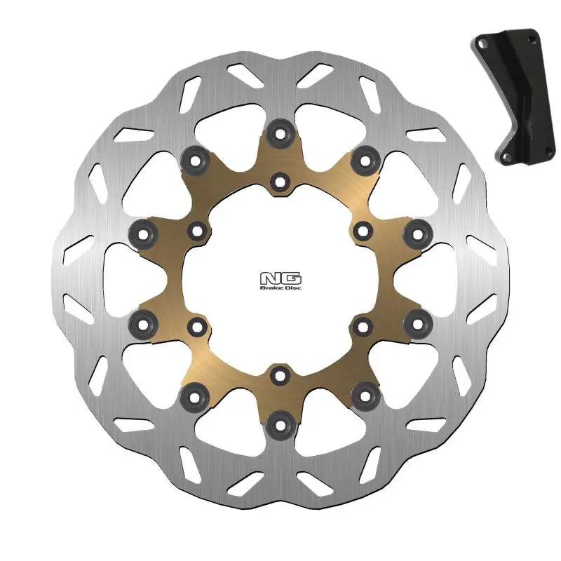 Cenová Bomba NG brzdový kotouč s adaptérem 320mm (318X118X5mm) OVERSIZE SM SUZUKI DR-Z 250 / 400 00-09 , RM 125 / 250 96-10 , YAMAHA YZ 125 / 250 05-07 , YZF 250 / 400 / 450 98-07 , WR / WRF 250 / 400 / 450 01-19 , SUPERMOTO