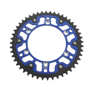 Autentický GROSSKOPF rozeta zadní DUAL RING / STEALTH (ocel-hliník) 270 50 (27050) YAMAHA YZ/YZF '99-'25 WRF '01-'25 barva modrá (JTR251.50) (řetěz 520)