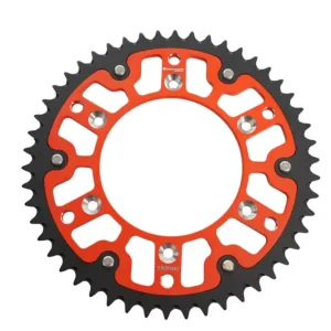 Zlevněný GROSSKOPF rozeta zadní DUAL RING / STEALTH (ocel-hliník) 289 49 (28949) HONDA CR / CRF '83-'25, BETA RR '13-'25 barva červená (JTR210.49) (řetěz 520)