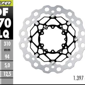 Nakupujte Hned GALFER přední brzdový kotouč HONDA CBR 600 RR 03-17; CBR 1000 RR 04-05; CB 1000 R 08-17; CB 1300 F/S 05-; CTX 1300 C 14- (CUBIQ FLOATING) (310X940X5mm)
