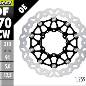 GALFER přední brzdový kotouč HONDA CBR 600 RR 03-17; CBR 1000 RR 04-05; CB 1000 R 08-17; CB 1300 F/S 05-; CTX 1300 C 14- (FLOATECH) (310X940X5mm) Oblíbený