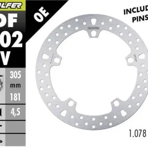 Kup Teď GALFER přední brzdový kotouč BMW R 850/1100/1150/1200 (305X181X4,8) (NG1044)