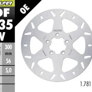 GALFER přední brzdový kotouč HARLEY-DAVIDSON (300X56X5) (ROUND FIXED) Nejlepší Volba