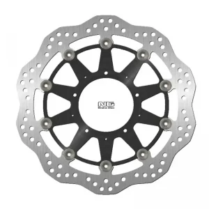 Vysoce Kvalitní NG přední brzdový kotouč HONDA VFR800F/VFR800X 19-20 (verze bez ABS) (310X94X4,5mm) (5X6,5mm) WAVE plovoucí (střed hliníkový) - výstavní - stopy po šroubech