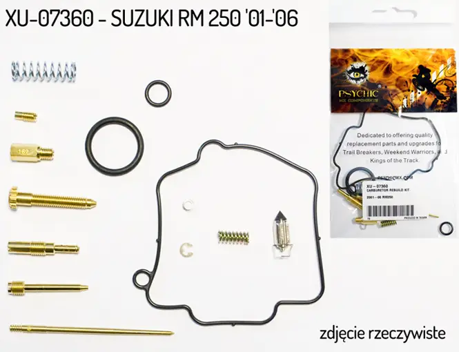 Nejprodávanější PSYCHIC sada na opravu karburátoru SUZUKI RM 250 01-06 (26-1174) (na 1 karburátor)