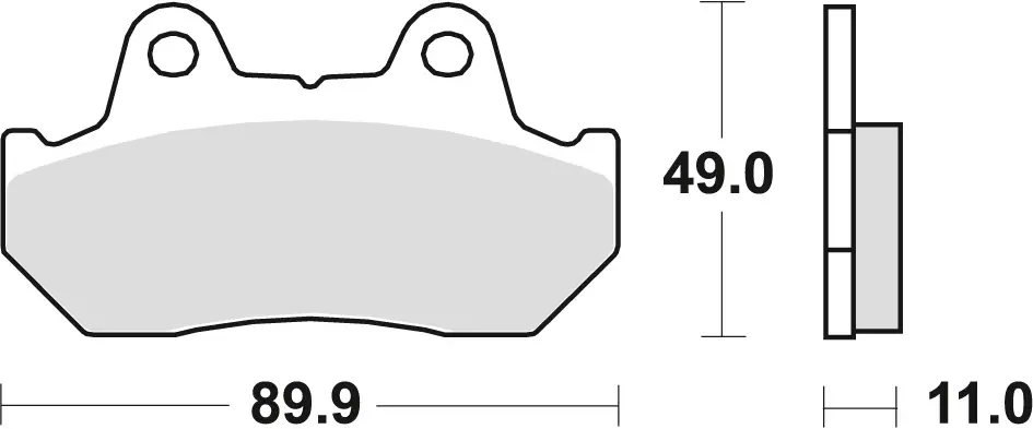 Akční Cena TRW ZF brzdové destičky KH69/3 organické HONDA CBR 600 / XL 600 V 87-90, CX 650 / TURBO 83-85, CB 750 / CB 900 BOLDOR 81-83, VT 1100 87-93, GL 1200 / 1500 84-00, přední/zadní