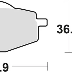 Hit Sezóny TRW ZF brzdové destičky KH101 sintrované OFFROAD YAMAHA TDR 50 88-02, DT 80 85-97, DT 125 82-06, TDR 125 93-02, XT 350 85-95, XT 500 76-81, XT 600 87-03, XTZ 660 91-95, přední/zadní
