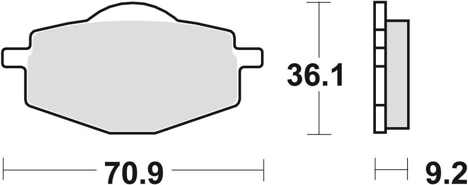 Hit Sezóny TRW ZF brzdové destičky KH101 sintrované OFFROAD YAMAHA TDR 50 88-02, DT 80 85-97, DT 125 82-06, TDR 125 93-02, XT 350 85-95, XT 500 76-81, XT 600 87-03, XTZ 660 91-95, přední/zadní