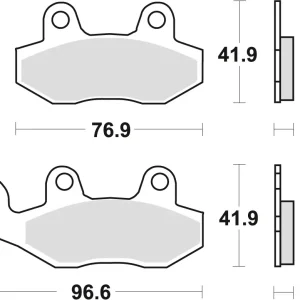 Výprodej TRW ZF brzdové destičky KH135 KH214 organické APRILIA SX 125 18-, HONDA NSR 150 02-, KAWASAKI KLX 125 10-13, KDX 250 90-94, KLX 250 09-17, KLF 300 89-07, H2 1000 18-, YAMAHA WR 125 91-97, TT 350 91-95, XTZ 750 89-97, přední/zadní