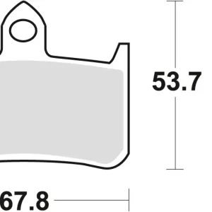 Expresní Doručení TRW ZF brzdové destičky KH187 sintrované STREET HONDA RVF 750 94-97, CB 900 HORNET 02-06, CB 1300 X4 97-99, KAWASAKI KLR 250 82-84, přední