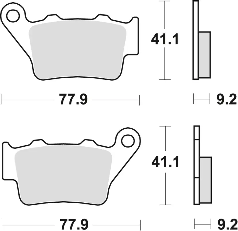 Vrácení Zdarma TRW ZF brzdové destičky KH208 sintrované OFFROAD APRILIA PEGASO 650 01-10, ETV1200 CAPONORD 13-17, HONDA NX 650 DOMINATOR 95-01, YAMAHA MT-03 / XT 660 04-16, XT 660Z TENERE 08-16, zadní
