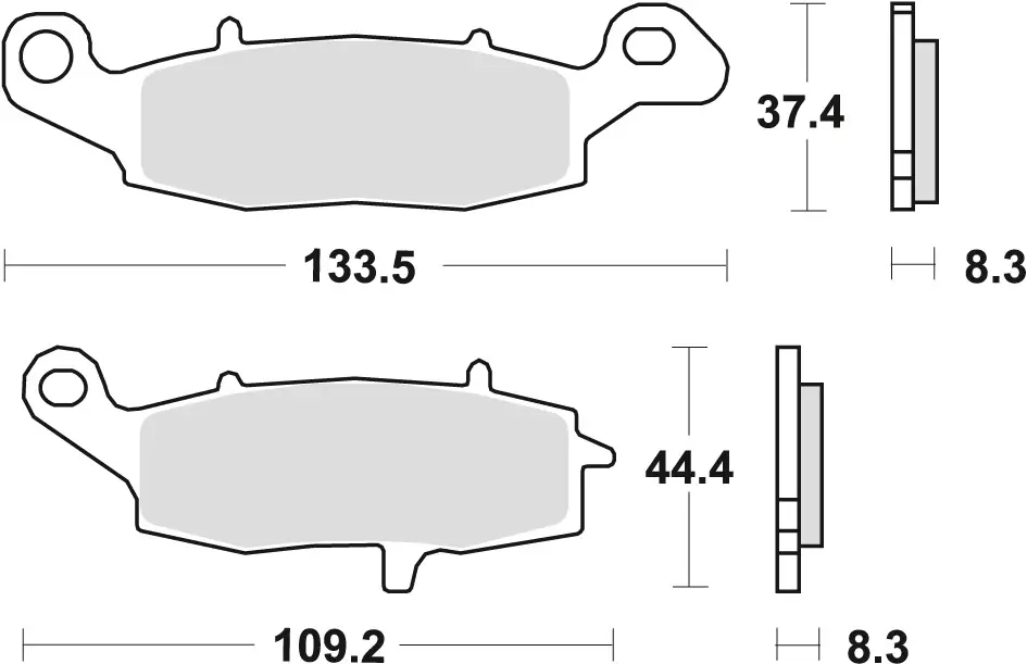 Akční Nabídka TRW ZF brzdové destičky KH229 sintrované STREET KAWASAKI ER5 01-06, ER6 06-16, VERSYS 650 07-09, KLR 650 95-04, Z 750 04-06, ZR7 99-04, VN800 96-03, VN900 06-17, GPZ / ZR 1100 96-98, VN 1500 96-03, VN 1600 03-08, VN 1700 09-17, přední