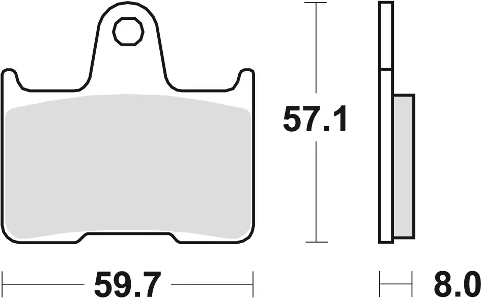 Finální Výprodej TRW ZF brzdové destičky KH254 organické VT 750 10-15 CB 1300 98-02 CB 1300 X4 97-99, KAWASAKI ZX7RR 96-99, zadní