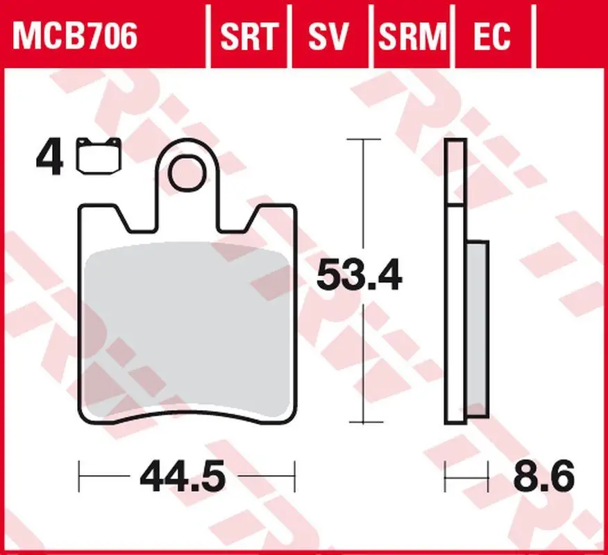 Finální Výprodej TRW ZF brzdové destičky KH283 sintrované SUZUKI AN 250 BURGMAN 98-00, AN 400 BURGMAN 01-06, SYM GTS 125/250/300 16-, DAELIM QL 125 15-, SL 125 OTELLO 07-, SN 125 BONE 12-16 přední