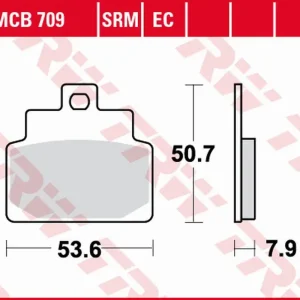Finální Výprodej TRW ZF brzdové destičky KH301 organické SCARABEO 4T 100 01-09, COMPANY 125 09-13, LEONARDO 125 99-05, MOJITO 125 02-12, SR 150 00-02 přední
