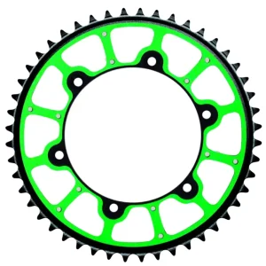 GROSSKOPF zadní řetězové kolečko PRO EXTREME (ocel-hliník - DUAL RING / STEALTH) 489 48 (48948) KAWASAKI KX/KXF, SUZUKI RMZ '04-'06 (JTR460.48) (řetěz 520) barva zelená Super Cena