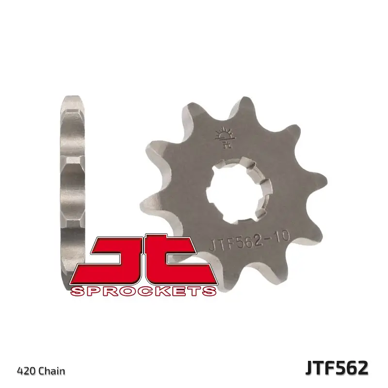 Oblíbený JT řetězové kolo přední 415 10 KAWASAKI KFX 50 '03-'06, SUZUKI LTA 50 '02-'05, SUZUKI TS 50, YAMAHA DT 50MX (J41510JT) (řetěz 420)