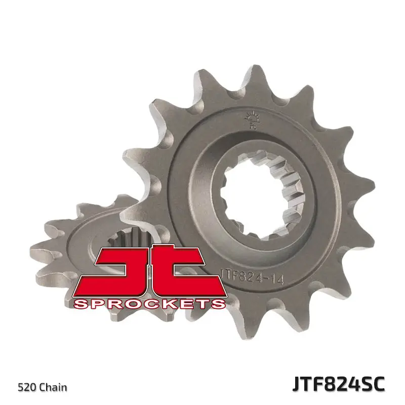 Autentický JT řetězové kolečko přední 727 13 HUSQVARNA CR/WR/TC/TE 125/250/300/310/410/510/610 samočistící (72713JT) (řetěz 520)