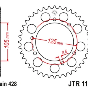 Zadní ozubené kolo JT Sprockets JTR1134.50 Kup Teď