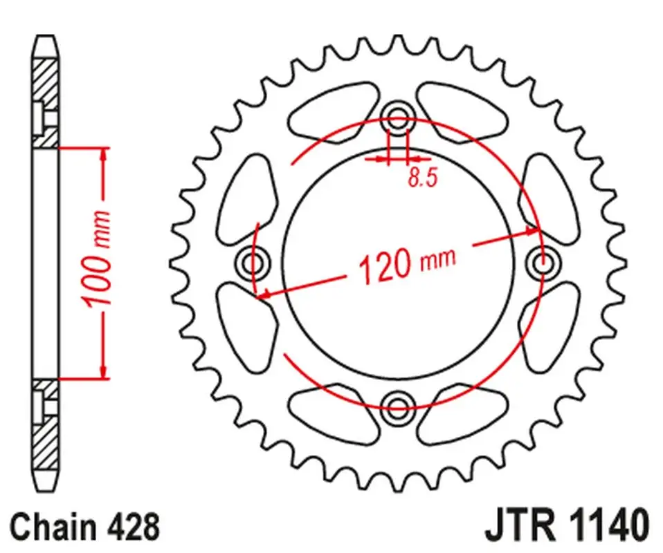 Vrácení Zdarma JT rozeta 4478 54 BETA 125 RR/RE '08-20' (447854JT)