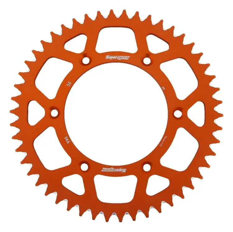Aktuální SUPERSPROX řetězové kolo zadní hliníkové 7075-T6 (ergal) 899 51 KTM SX/EXC (JTR897.51) barva oranžová