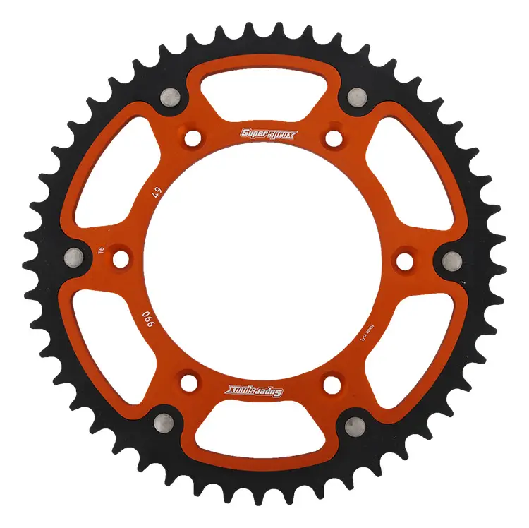 SUPERSPROX řetězové kolo zadní 899 51 STEALTH (ocel-hliník) KTM SX/EXC/EXCF/SXF, HUSQVARNA TE/TC/FE/TC '16- (JTR897.51) barva oranžová Must-Have