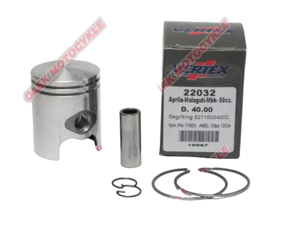 Cenově Výhodný VERTEX píst MINARELLI 50 skútr APRILIA,BETA,MBK 41,25 mm (22032125)