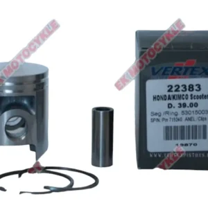Horká Nabídka VERTEX píst HONDA KYMCO DIO, BALI, SFX, X8R 39,75 mm (+0,75 mm)
