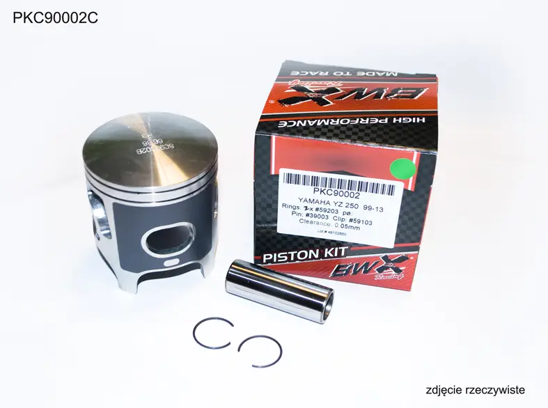 BEARING WORX píst YAMAHA YZ 250 (YZ250) 99-22 (66,37mm) kroužky RIK (2 kusy) (PKC90002C) Poslední Šance