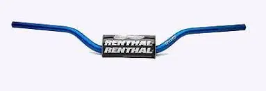 Tovární Cena RENTHAL řidítka 1,1/8 (28,6mm) MX FATBAR HANDLEBARS BLUE RC SX/SXF 06-09, SUZUKI RM/RMZ 06-13 barva modrá s chráničem