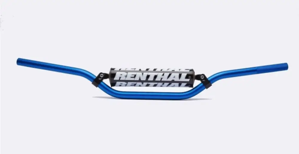 Bezpečná Platba RENTHAL řidítka 7/8 (22mm) MX HANDLEBAR BLUE ENDURO PADDED barva modrá s chráničem