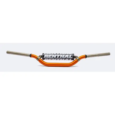 RENTHAL řidítka 7/8 (22mm) MX MINI HANDLEBAR ORANGE KAWASAKI KX 65 02-16 PADDED barva oranžová s chráničem Vrácení Zdarma