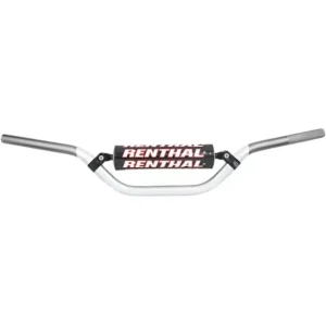 Tovární Cena RENTHAL řidítka 7/8 (22mm) MX MINI HANDLEBAR SILVER/GREY KAWASAKI KX 65 02-16 PADDED barva stříbrná/šedá s chráničem