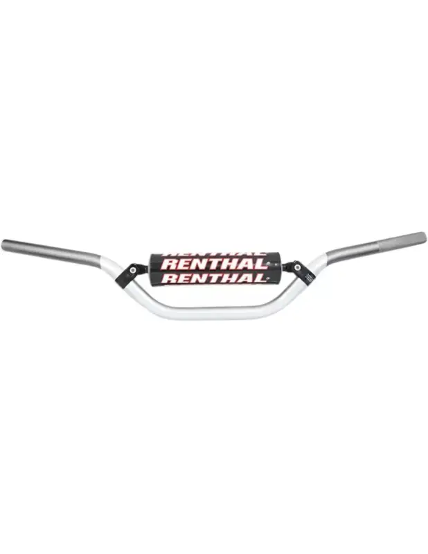 Tovární Cena RENTHAL řidítka 7/8 (22mm) MX MINI HANDLEBAR SILVER/GREY KAWASAKI KX 65 02-16 PADDED barva stříbrná/šedá s chráničem
