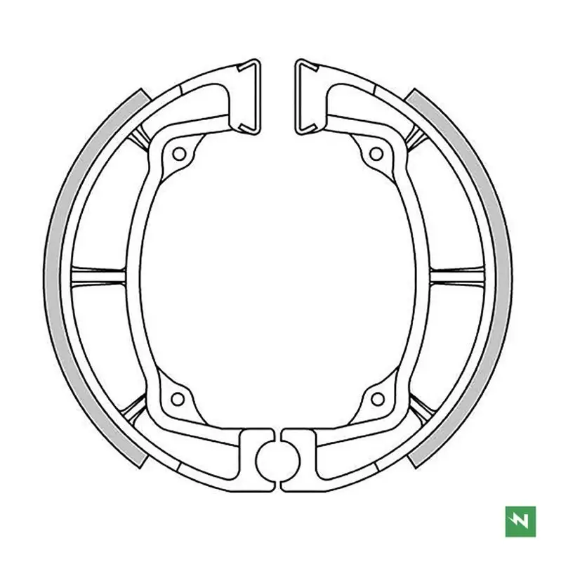 Nízká Cena NEWFREN brzdové čelisti přední KAWASAKI KDX 250 79-84, KL 250 78-79, KLF 220 88-02, KLF 185 BAYOU 86-88, KLF 250 BAYOU 03-11, KLT 200/250 83-85, KX 250 75-81, KX 420 80-81 (140X28mm)
