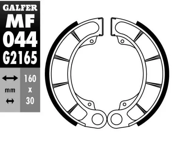 Finální Výprodej GALFER brzdové čelisti zadní SH351 HONDA FES 250 FORESIGHT 97-01, PANTHEON 125/150 98-02, PS 250 04-, TRX 420 FOURTRAX/RANCHER 07-, přední FL 350R 85-87, FL 400R 89-90, TRX 200 84, TRX 250 85-87