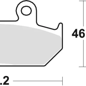 Akční Nabídka TRW ZF brzdové destičky KH124 KH412 organické HONDA VT 600 SHADOW 89-93, XL 600V TRANSALP 91-93, NX DOMINATOR 650 88-90, XRV 650 AFRICA TWIN 88-90, GL 1500 88-00, přední