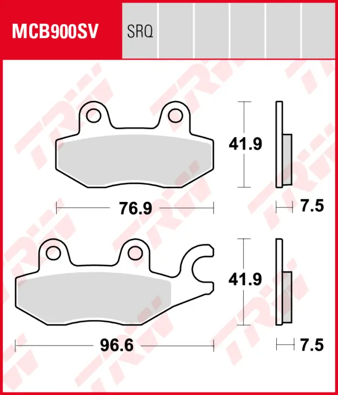 Víkendová Akce TRW ZF brzdové destičky KH197 KAWASAKI 250 R NINJA / 400 NINJA 18-19, Z 400 19-, přední