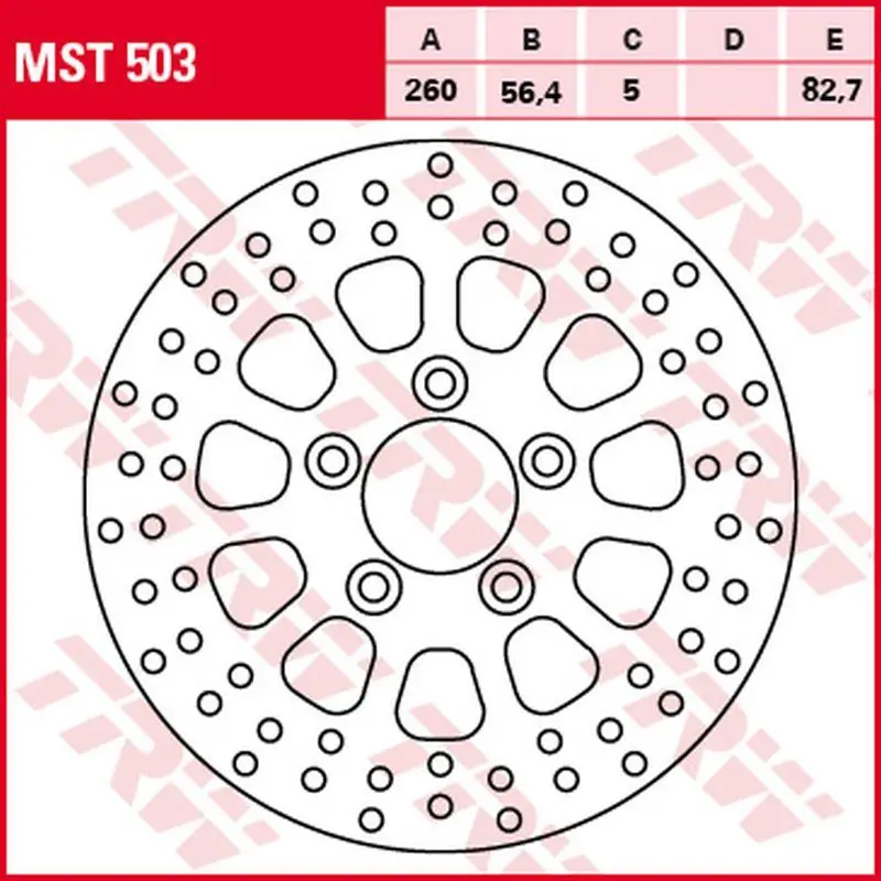 Výhodná Nabídka TRW ZF brzdový kotouč zadní HARLEY-DAVIDSON XL 883 SPORTSTER/ROADSTER 10-13, XL 1200 SPORTSTER/FORTY EIGHT 07-16, XR 1200 08-12 (260X56X5mm)