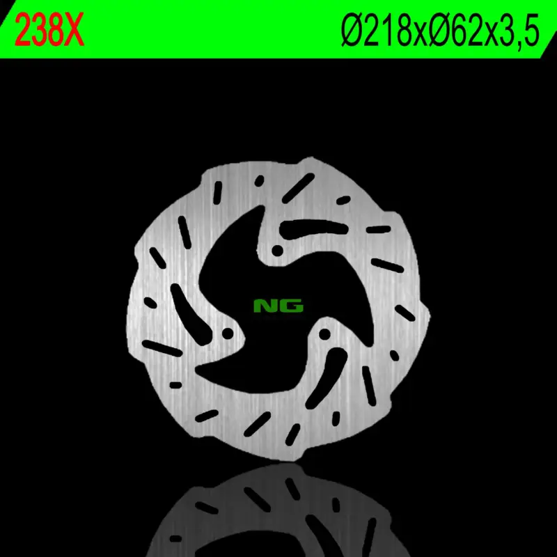 Koupit Online NG brzdový kotouč zadní DERBI 50/125, GAS GAS 125/450 (218X62X3,5mm) (3X10,5mm) WAVE
