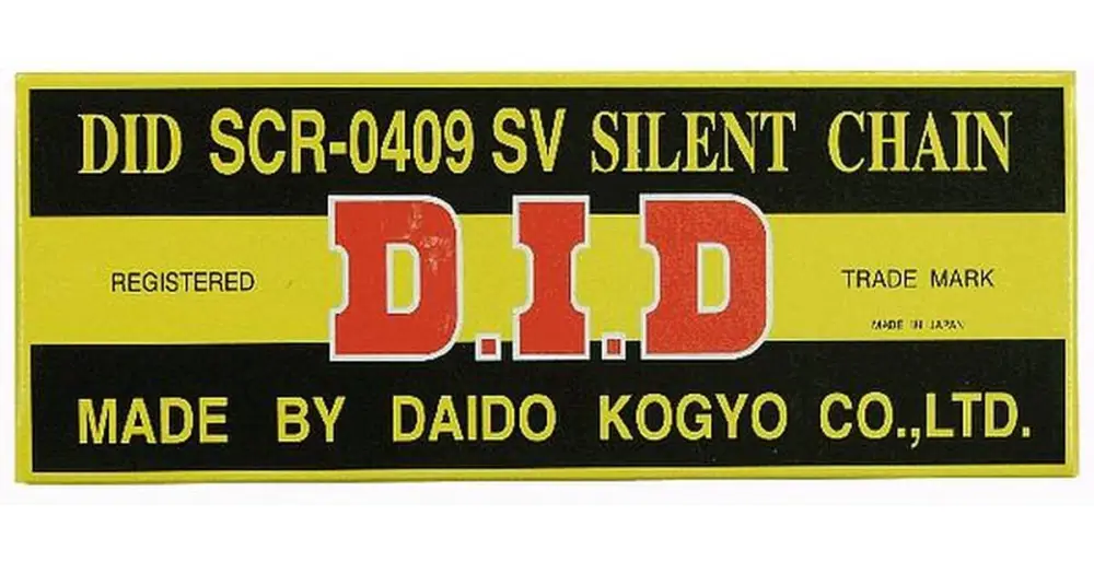 Značkový DID rozvodový řetěz SCR0409SV-110 (110-článků) zavřený spojený