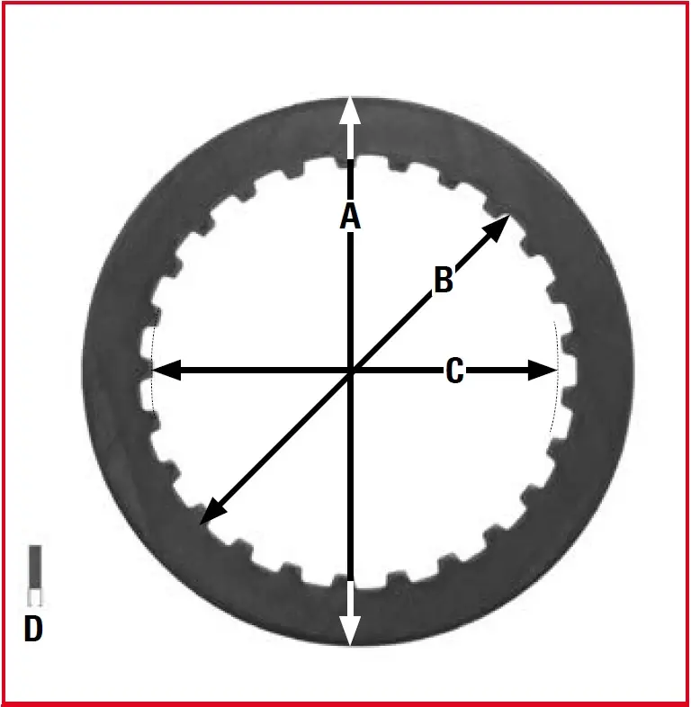 TRW ZF spojkové plechy HONDA CBR 250 R 11-18, CRF 250 17-, CMX 300 17- Vysoce Kvalitní