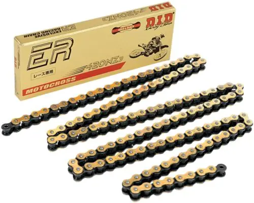 Top Prodej DID hnací řetěz 420NZ3GB-140 (140 článků) bez O-kroužků zlatý (rozpojený + spojka)