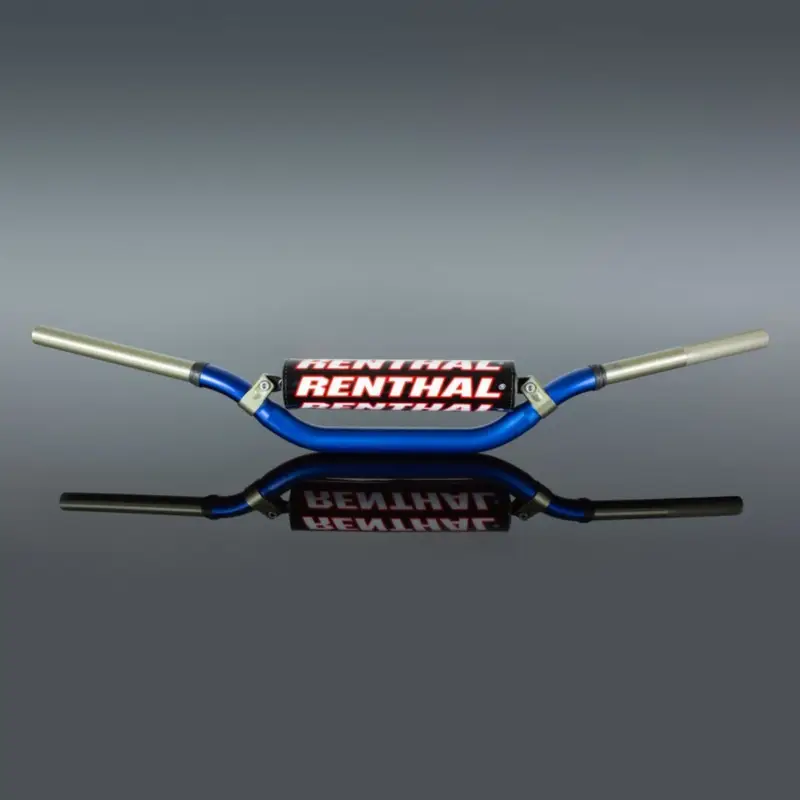 RENTHAL řidítka 1,1/8 (28,6mm) MX TWINWALL 921 HANDLEBAR BLUE YAMAHA YZ/YZF +06 PADDED barva modrá s chráničem Nejlepší Volba